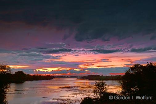 Shortlived Sunrise_22185.jpg - Rideau Canal Waterway photographed near Smiths Falls, Ontario, Canada.